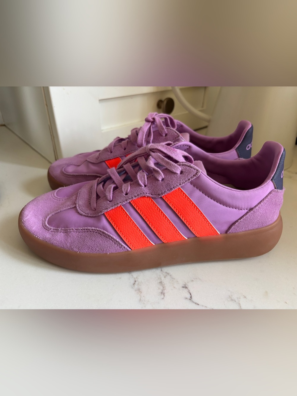 Adidas Barreda Decode Sneakers JR3543 Purple/Impact Orange/Aurora Plum